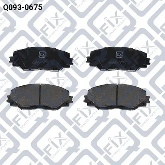 КОЛОДКИ ГАЛЬМІВНІ ПЕРЕДНІ Q-fix Q0930675