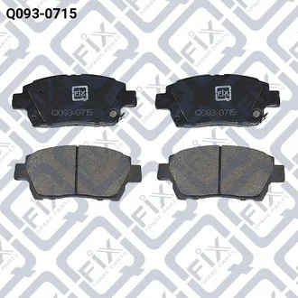 Колодки гальм TOYOTA PRIUS/YARIS/GEELY MK Q-fix Q0930715