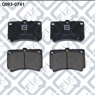 КОЛОДКИ ГАЛЬМІВНІ ПЕРЕДНІ Q-fix Q0930741