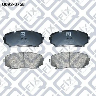Колодки гальмові передні дискові Q-fix Q0930758