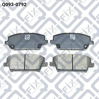 Колодки гальмові передні дискові Q-fix Q0930792