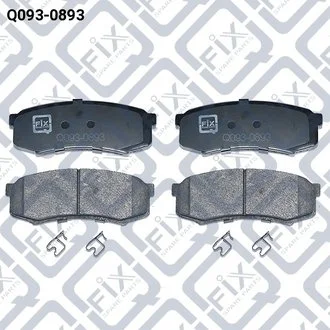 Колодки гальмівні дискові Q-fix Q0930893