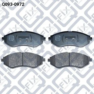 Колодки гальмові передні дискові Q-fix Q0930972