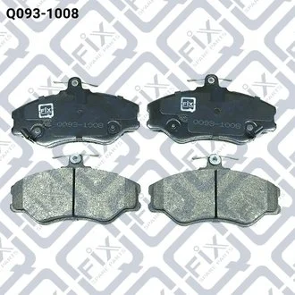 КОЛОДКИ ГАЛЬМІВНІ ПЕРЕДНІ Q-fix Q0931008