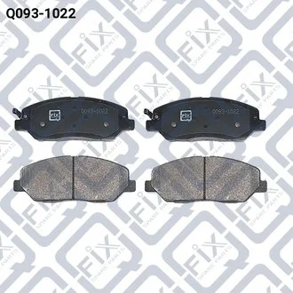 Колодки гальм HYUNDAI SANTA FE II 05.08- Q-fix Q0931022