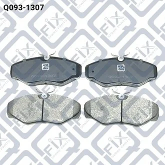 Колодки гальмові передні дискові Q-fix Q0931307
