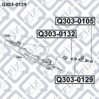 Уплотняющее кольцо форсунки Q-fix Q3030129
