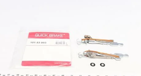 Тріскання колодок QUICK BRAKE 101 53 003