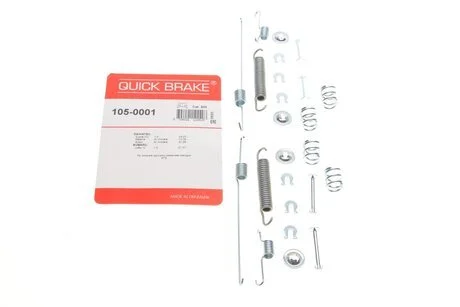 Ремкомплект барабанних гальм. колодок QUICK BRAKE 105-0001