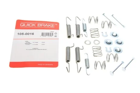 Комплект пружинок колодок стояночного гальма QUICK BRAKE 1050016