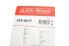 Комплект пружинок колодок стояночного гальма QUICK BRAKE 105-0617 (фото 3)
