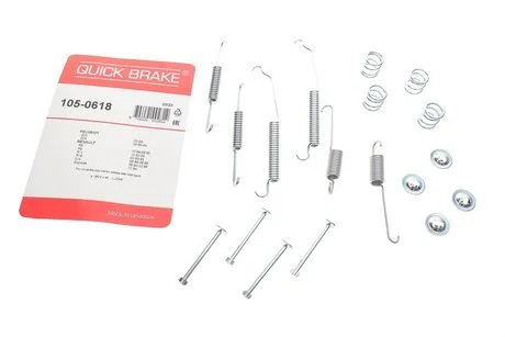 Комплект пружинок колодок стояночного гальма QUICK BRAKE 105-0618