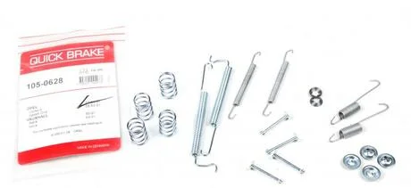 Ремкомплект барабанних гальм. колодок QUICK BRAKE 105-0628
