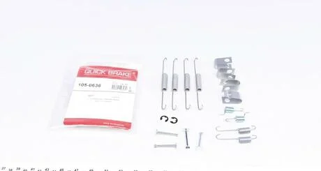 Ремкомплект барабанних гальм. колодок QUICK BRAKE 105-0636