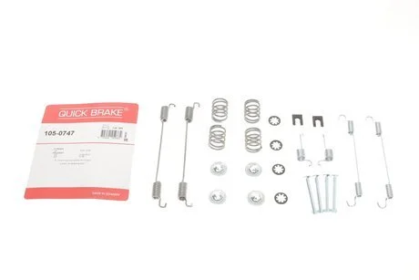 Ремкомплект барабанних гальм. колодок QUICK BRAKE 105-0747