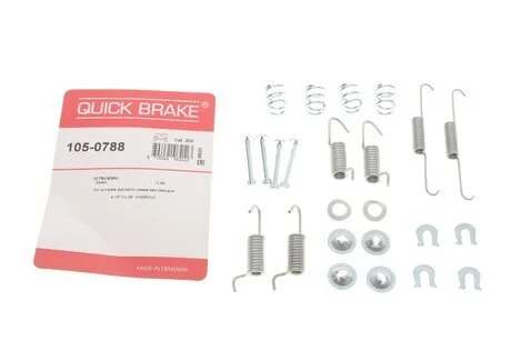 Ремкомплект барабанних гальм. колодок QUICK BRAKE 105-0788