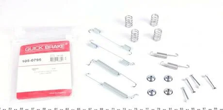 Ремкомплект барабанных тормозов. колодок QUICK BRAKE 105-0795