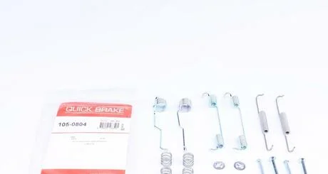 Ремкомплект барабанних гальм. колодок QUICK BRAKE 105-0804