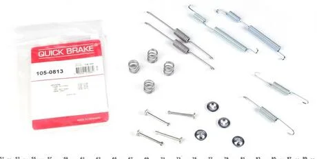 Ремкомплект барабанних гальм. колодок QUICK BRAKE 105-0813