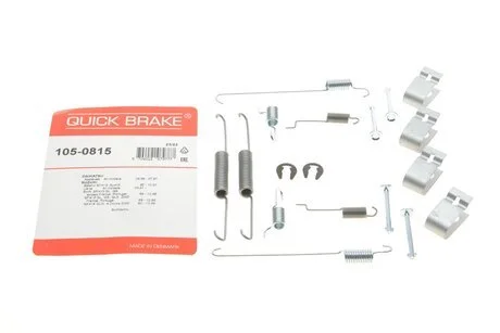 Ремкомплект барабанних гальм. колодок QUICK BRAKE 105-0815