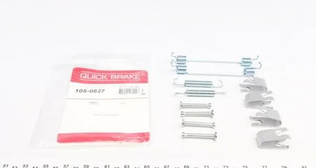Ремкомплект барабанних гальм. колодок QUICK BRAKE 105-0827