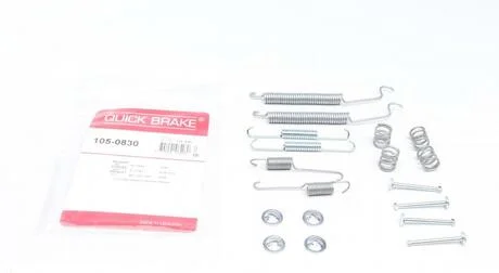 Ремкомплект барабанних гальм. колодок QUICK BRAKE 105-0830