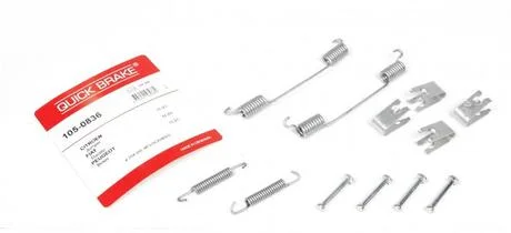 Ремкомплект барабанних гальм. колодок QUICK BRAKE 105-0836