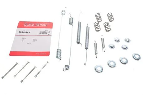 Комплект пружинок колодок стояночного гальма QUICK BRAKE 1050843