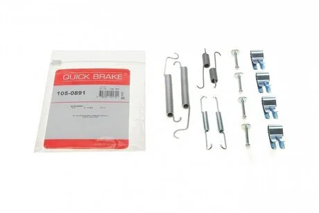 Ремкомплект барабанных тормозов. колодок QUICK BRAKE 105-0891