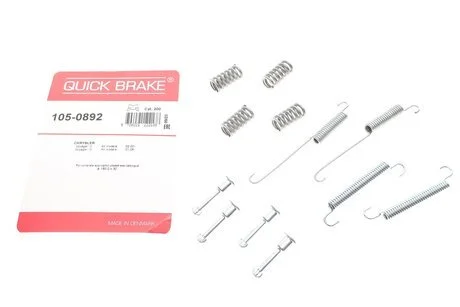 Ремкомплект барабанних гальм. колодок QUICK BRAKE 105-0892