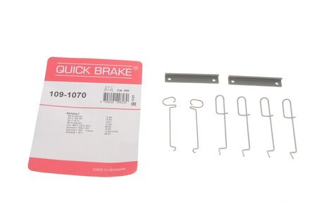 Ремкомплект дисковых тормозов. колодок QUICK BRAKE 109-1070 (фото 1)