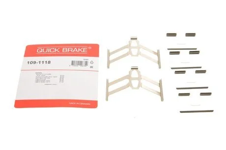 Комплект прижимних планок гальмівного супорту QUICK BRAKE 1091118