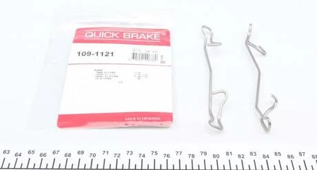 Ремкомплект дискових гальм. колодок QUICK BRAKE 109-1121