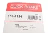 Ремкомплект дискових гальм. колодок QUICK BRAKE 109-1124 (фото 3)