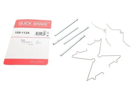 Ремкомплект дискових гальм. колодок QUICK BRAKE 109-1124