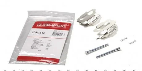 Ремкомплект дискових гальм. колодок QUICK BRAKE 109-1141