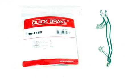 Ремкомплект дискових гальм. колодок QUICK BRAKE 109-1180 (фото 1)