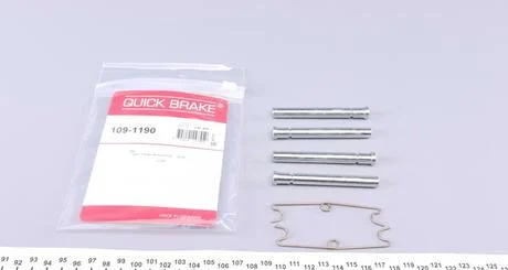 Комплект прижимних планок гальмівного супорту QUICK BRAKE 109-1190