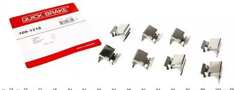 Ремкомплект дискових гальм. колодок QUICK BRAKE 109-1218