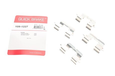 Комплект прижимних планок гальмівного супорту QUICK BRAKE 109-1227 (фото 1)