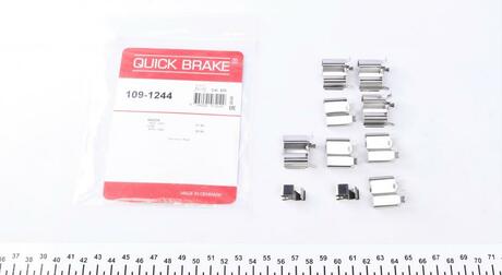 Ремкомплект дискових гальм. колодок QUICK BRAKE 109-1244 (фото 1)