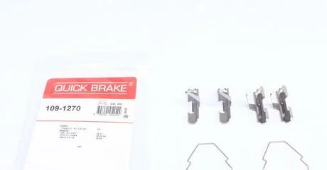 Ремкомплект дискових гальм. колодок QUICK BRAKE 109-1270