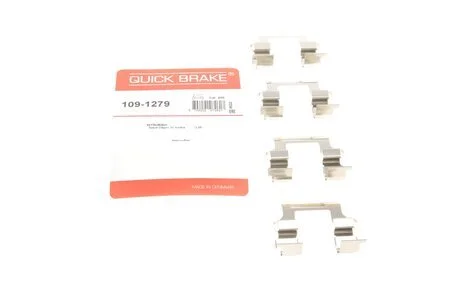 Ремкомплект дискових гальм. колодок QUICK BRAKE 109-1279