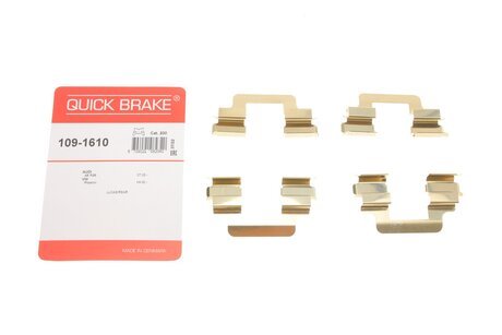 Ремкомплект дискових гальм. колодок QUICK BRAKE 109-1610