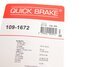 Комплект прижимних планок гальмівного супорту QUICK BRAKE 109-1672 (фото 5)