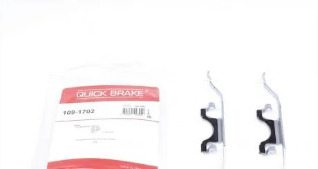 Комплект прижимних планок гальмівного супорту QUICK BRAKE 109-1702