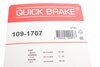 Комплект прижимних планок гальмівного супорту QUICK BRAKE 109-1707 (фото 3)
