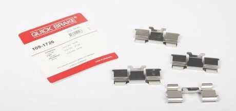 Ремкомплект дисковых тормозов. колодок QUICK BRAKE 109-1726