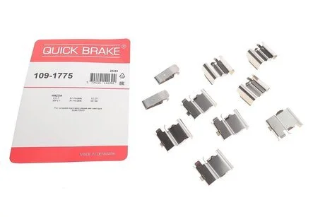 Ремкомплект дискових гальм. колодок QUICK BRAKE 109-1775