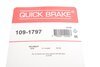 Комплект прижимних планок гальмівного супорту QUICK BRAKE 109-1797 (фото 4)